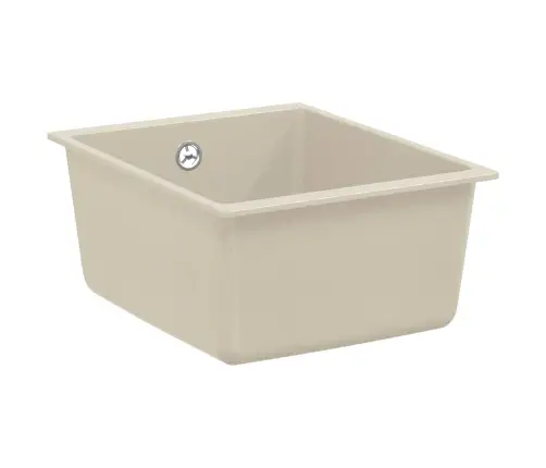 Izlietne Bēša 370 X 460 Mm 80% Kvarts Un 20% Sveķi Vidaxl