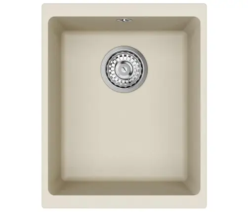 Izlietne Bēša 370 X 460 Mm 80% Kvarts Un 20% Sveķi Vidaxl