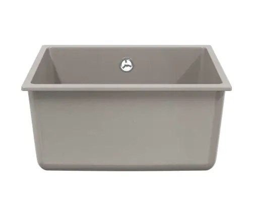 Kriauklė Pilka 430 X 460 Mm 80% Kvarcas Ir 20% Derva