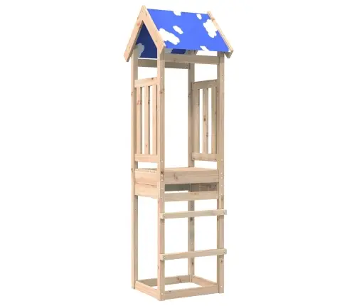 Žaidimų Bokštas Ruda 52.5 X 46.5 X 208 Cm Kietos Pušies Mediena