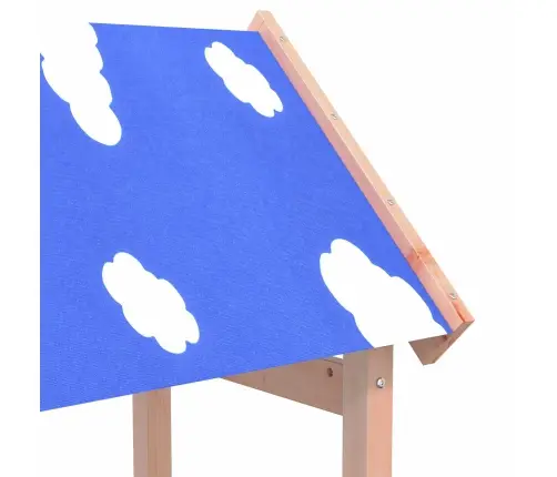 Spēļu Tornis Brūna 52,5 X 46,5 X 195 Cm Cieta Douglas Koksne Vidaxl