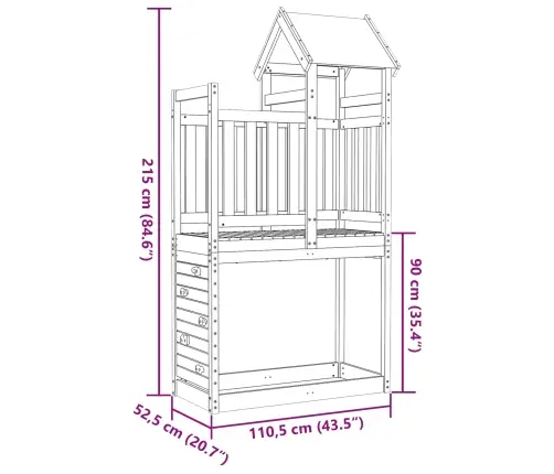 Žaidimų Bokštas Ruda Kieta Douglas Mediena