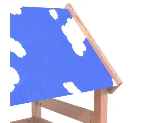 Spēļu Tornis Brūna 110,5 X 52,5 X 215Cm Cieta Douglas Koksne Vidaxl