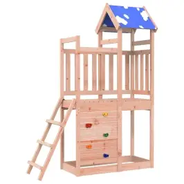 Spēļu Tornis Brūna 110,5 X 52,5 X 215Cm Cieta Douglas Koksne Vidaxl