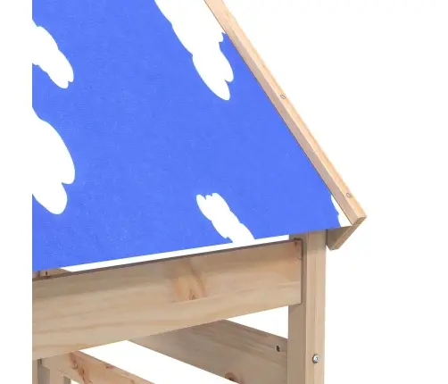 Spēļu Tornis Brūna 52,5 X 85 X 265 Cm Ciets Priedes Koks Vidaxl