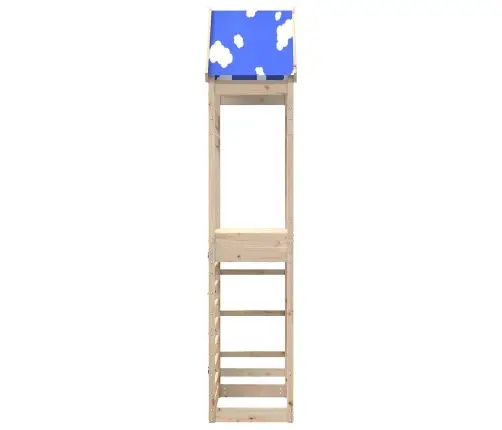 Spēļu Tornis Brūna 52,5 X 85 X 265 Cm Ciets Priedes Koks Vidaxl
