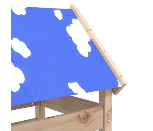 Spēļu Tornis Brūna 52.5 X 85 X 239 Cm Ciets Priedes Koks Vidaxl
