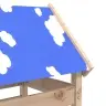Spēļu Tornis Brūna 52.5 X 85 X 239 Cm Ciets Priedes Koks Vidaxl