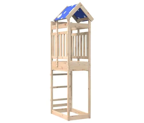 Spēļu Tornis Brūna 52.5 X 85 X 239 Cm Ciets Priedes Koks Vidaxl