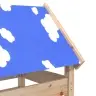 Spēļu Tornis Brūna 85 X 52,5 X 239 Cm Ciets Priedes Koks Vidaxl