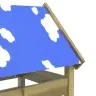 Spēļu Tornis Brūna 85 X 52,5 X 239 Cm Cieta Impregnēta Koksne Vidaxl