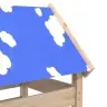 Spēļu Tornis Brūna 85 X 52,5 X 239 Cm Ciets Priedes Koks Vidaxl