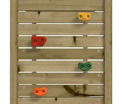 Spēļu Tornis Brūna 53 X 110,5 X 214 Cm Cieta Impregnēta Koksne Vidaxl