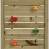 Spēļu Tornis Brūna 53 X 110,5 X 214 Cm Cieta Impregnēta Koksne Vidaxl