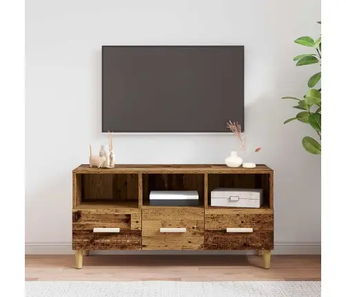 Televizoriaus Spintelė Su Stalčių Senas Medis 102 X 36 X 50 Cm