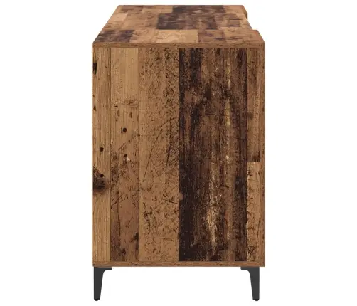 Galds Ar Durvīm Vecs Koks 140 X 50 X 75 Cm Inženierijas Koks Vidaxl