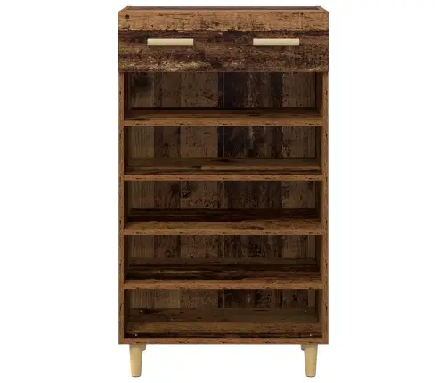 Apavu Skapis Vecs Koks 60 X 35 X 105 Cm Inženierijas Koks Vidaxl