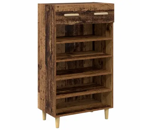 Apavu Skapis Vecs Koks 60 X 35 X 105 Cm Inženierijas Koks Vidaxl