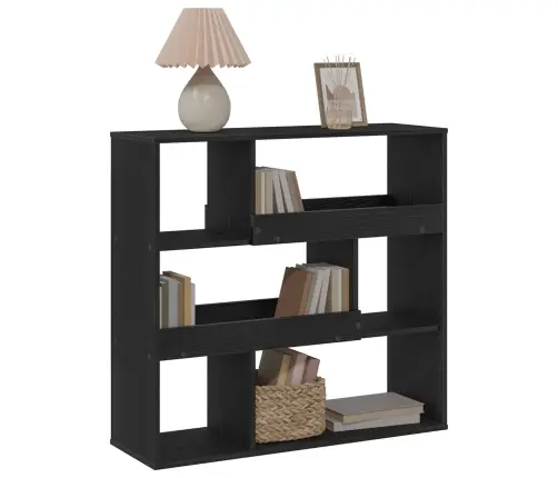 Grāmatu Plaukts Melns Ozolkoks 100 X 33 X 94,5 Cm Vidaxl