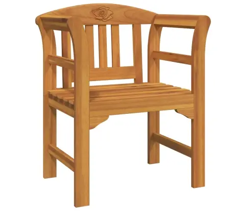 Mēbeļu Komplekts Ar Spilvenu 4 Pcs Dabiska Cietā Akācijas Koks Vidaxl