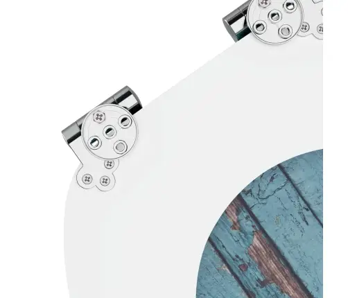 Minkštai Užsidarantis Tualeto Dangtis Mėlyna 44 X 38 Cm