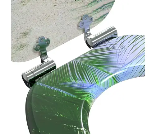 Tualetes Sēdeklis Zaļa 43,8 X 37,8 Cm Mdf Plāksne Vidaxl