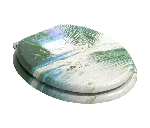 Tualetes Sēdeklis Zaļa 43,8 X 37,8 Cm Mdf Plāksne Vidaxl