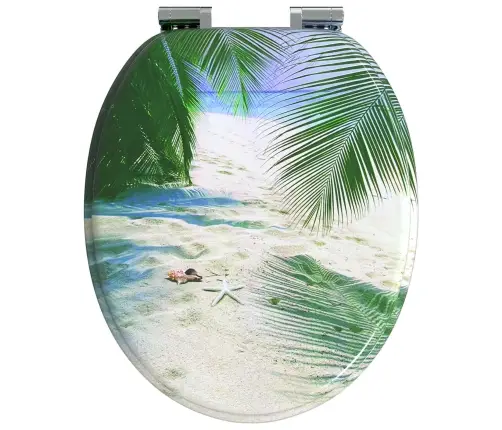 Tualetes Sēdeklis Zaļa 43,8 X 37,8 Cm Mdf Plāksne Vidaxl