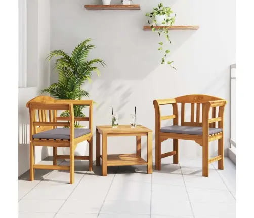 Sols Ar Spilvenu Dabīgā Eļļas Apdare 68,5 X 46 X 82,5 Cm Vidaxl