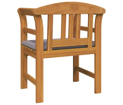 Sols Ar Spilvenu Dabīgā Eļļas Apdare 68,5 X 46 X 82,5 Cm Vidaxl