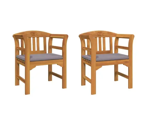 Sols Ar Spilvenu Dabīgā Eļļas Apdare 68,5 X 46 X 82,5 Cm Vidaxl