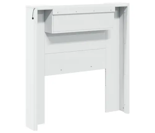 Galvgalis Balts 100 X 16,5 X 103,5 Cm Inženierijas Koks Vidaxl