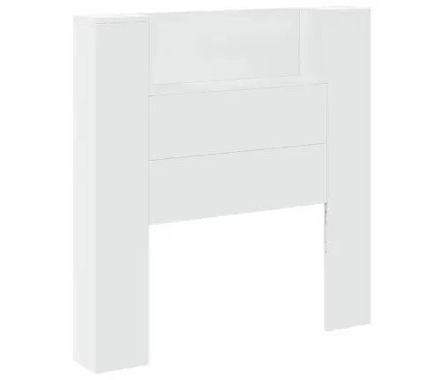 Galvgalis Balts 100 X 16,5 X 103,5 Cm Inženierijas Koks Vidaxl