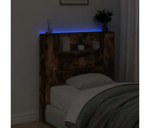 Galvgalis Dūmaka Ozols 100 X 16,5 X 103,5 Cm Inženierijas Koks Vidaxl