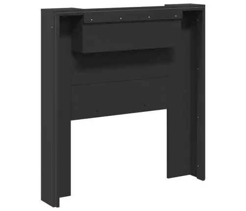 Peats Led -Ribatuledega Must 100 X 16,5 X 103,5 Cm Tehispuit