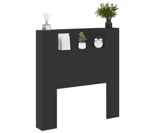 Peats Led -Ribatuledega Must 100 X 16,5 X 103,5 Cm Tehispuit