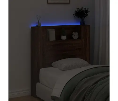 Peats Riiuliga Pruun Tamme 100 X 16,5 X 103,5 Cm Tehispuit