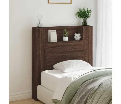 Peats Riiuliga Pruun Tamme 100 X 16,5 X 103,5 Cm Tehispuit