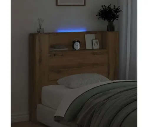 Galvas Dēlis Skapītis Artisānā Ozols 120 X 15 X 103.5 Cm Vidaxl