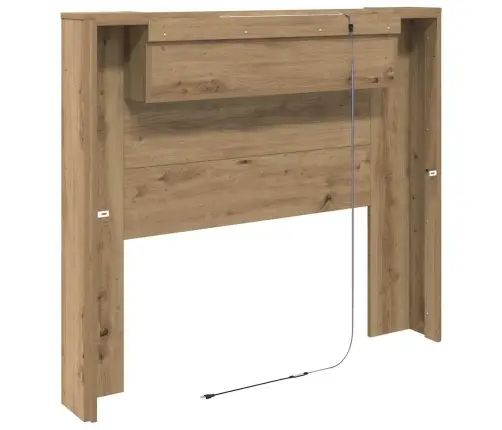 Galvas Dēlis Skapītis Artisānā Ozols 120 X 15 X 103.5 Cm Vidaxl