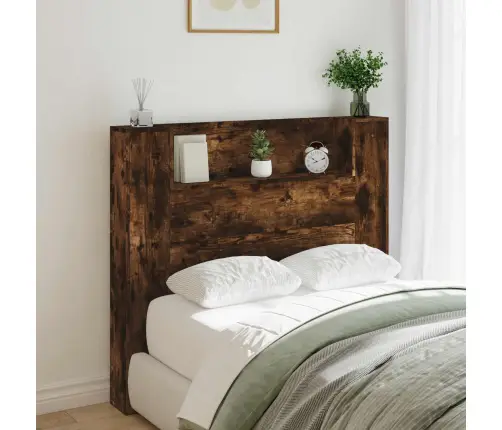 Galvgalis Dūmaka Ozols 120 X 16,5 X 103,5 Cm Inženierijas Koks Vidaxl