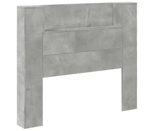 Galvūgalis Betono Pilka 120 X 16,5 X 103,5 Cm Apdirbta Mediena