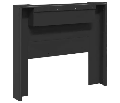 Peats Led -Ribatuledega Must 120 X 16,5 X 103,5 Cm Tehispuit