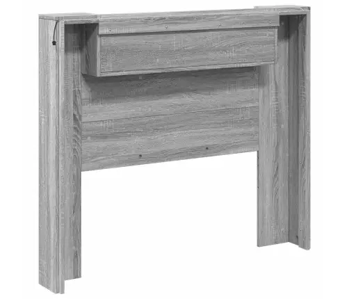 Galvgalis Pelēks Sonoma 120 X 16,5 X 103,5 Cm Inženierijas Koks Vidaxl