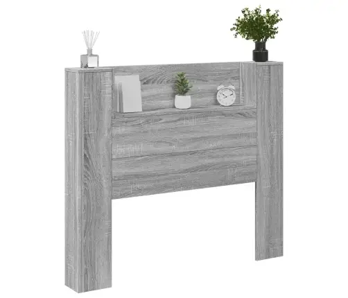 Galvgalis Pelēks Sonoma 120 X 16,5 X 103,5 Cm Inženierijas Koks Vidaxl