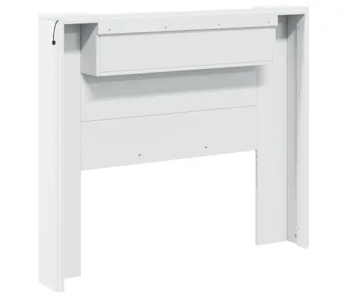 Galvgalis Balts 120 X 16,5 X 103,5 Cm Inženierijas Koks Vidaxl