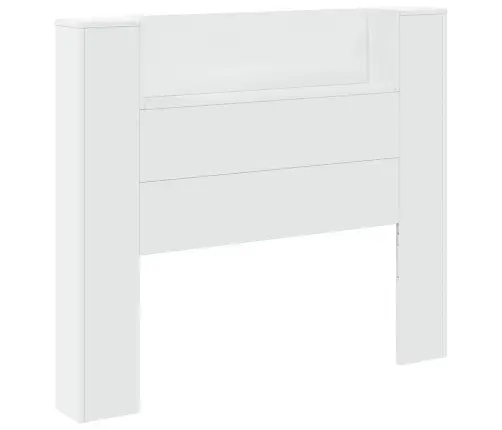 Galvgalis Balts 120 X 16,5 X 103,5 Cm Inženierijas Koks Vidaxl