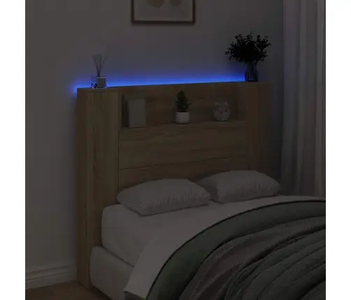 Galvgalis Sonoma Ozols 120 X 16,5 X 103,5 Cm Inženierijas Koks Vidaxl