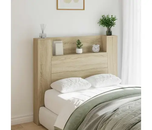 Galvgalis Sonoma Ozols 120 X 16,5 X 103,5 Cm Inženierijas Koks Vidaxl