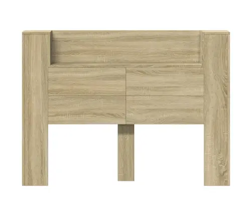 Galvgalis Sonoma Ozols 140 X 16,5 X 103,5 Cm Inženierijas Koks Vidaxl